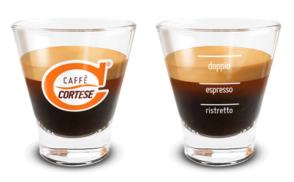 Caffè Cortese tazzine in vetro