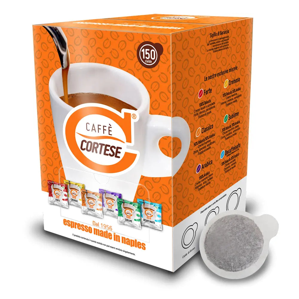 Cialde Caffè Cortese compostabili ESE 44 mm - Kit Degustazione Caffè Cortese