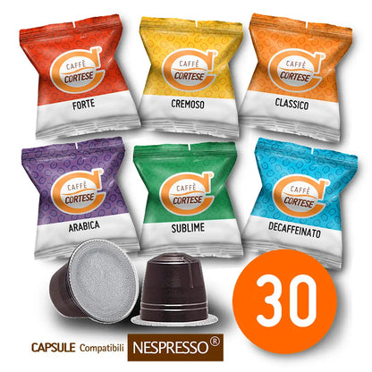 Capsule Caffè Cortese compatibili Nespresso - Trybox Caffè Cortese