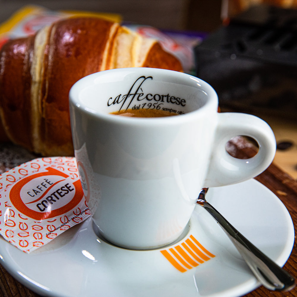 Caffè Cortese tazzine espresso con piattino - Caffè Cortese