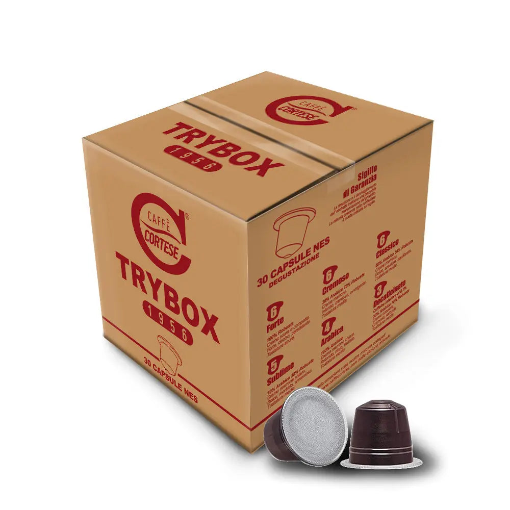 Capsule Caffè Cortese compatibili Nespresso - Trybox Caffè Cortese