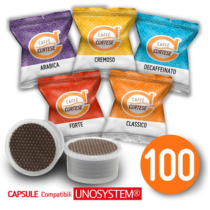 Capsule Caffè Cortese compatibili Uno System - Kit Degustazione